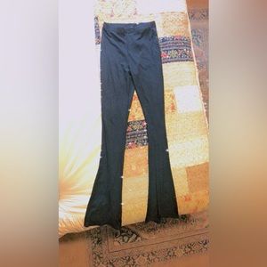 Topshop stretchy flared leggings